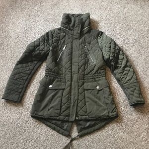 New BCBG Green coat size Small